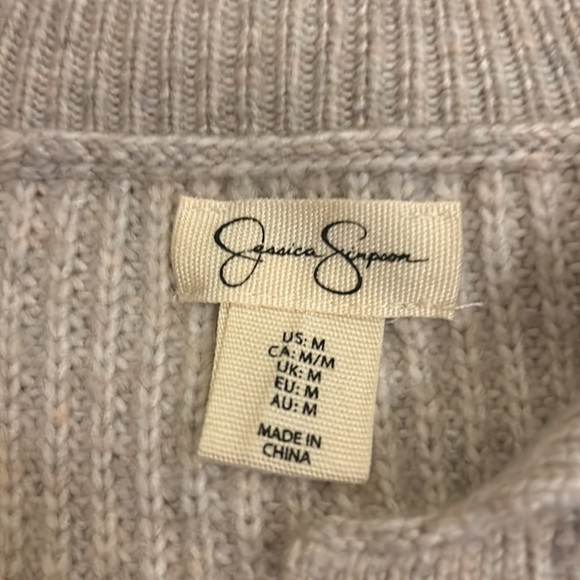 Jessica Simpson button front collared cardigan - Picture 2 of 2